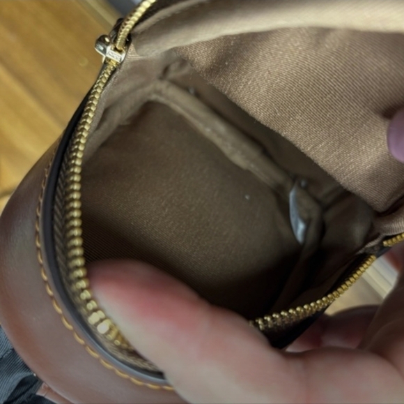 Coach Brown Mini Backpack Keychain - Picture 6 of 7